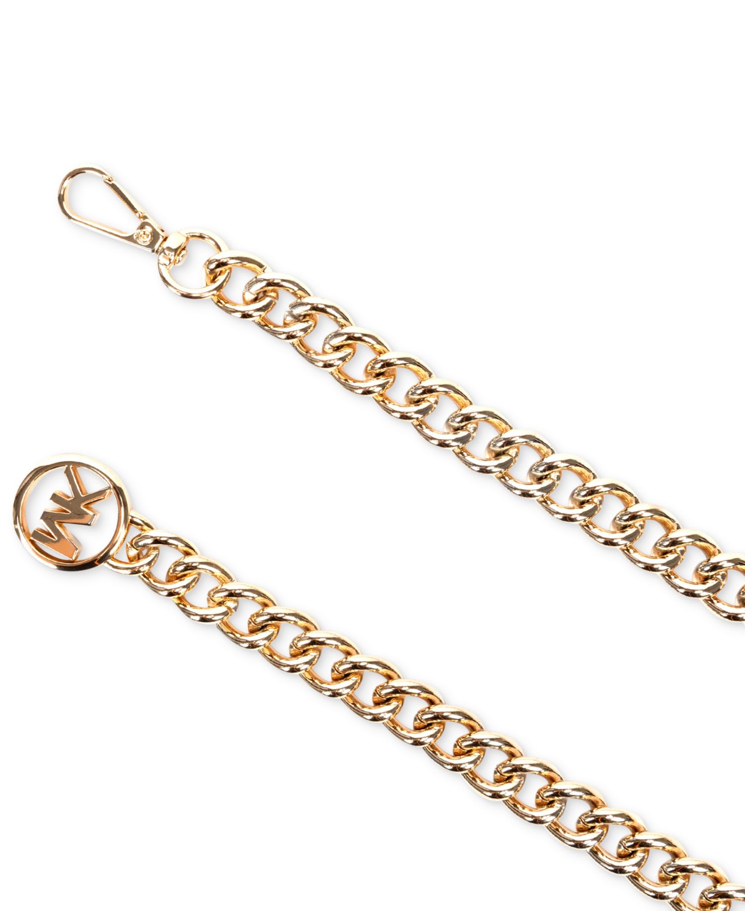 Women's MK Logo Metal Chain Belt