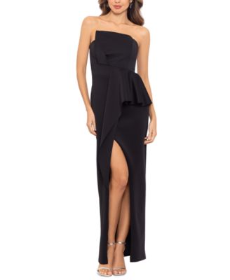 Betsy and adam strapless gown hotsell