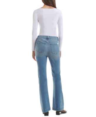 デニム・ジーパン 7 FOR ALL MANKIND Women Denim Pants JSSFC650SH LIGHTBLUE Blu Wide Leg Jeans for Women | 7 For All Mankind