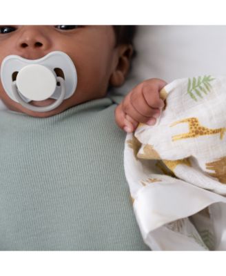 Baby Boys or Baby Girls Tanzania Essential Muslin Security Blankets, Pack of 2