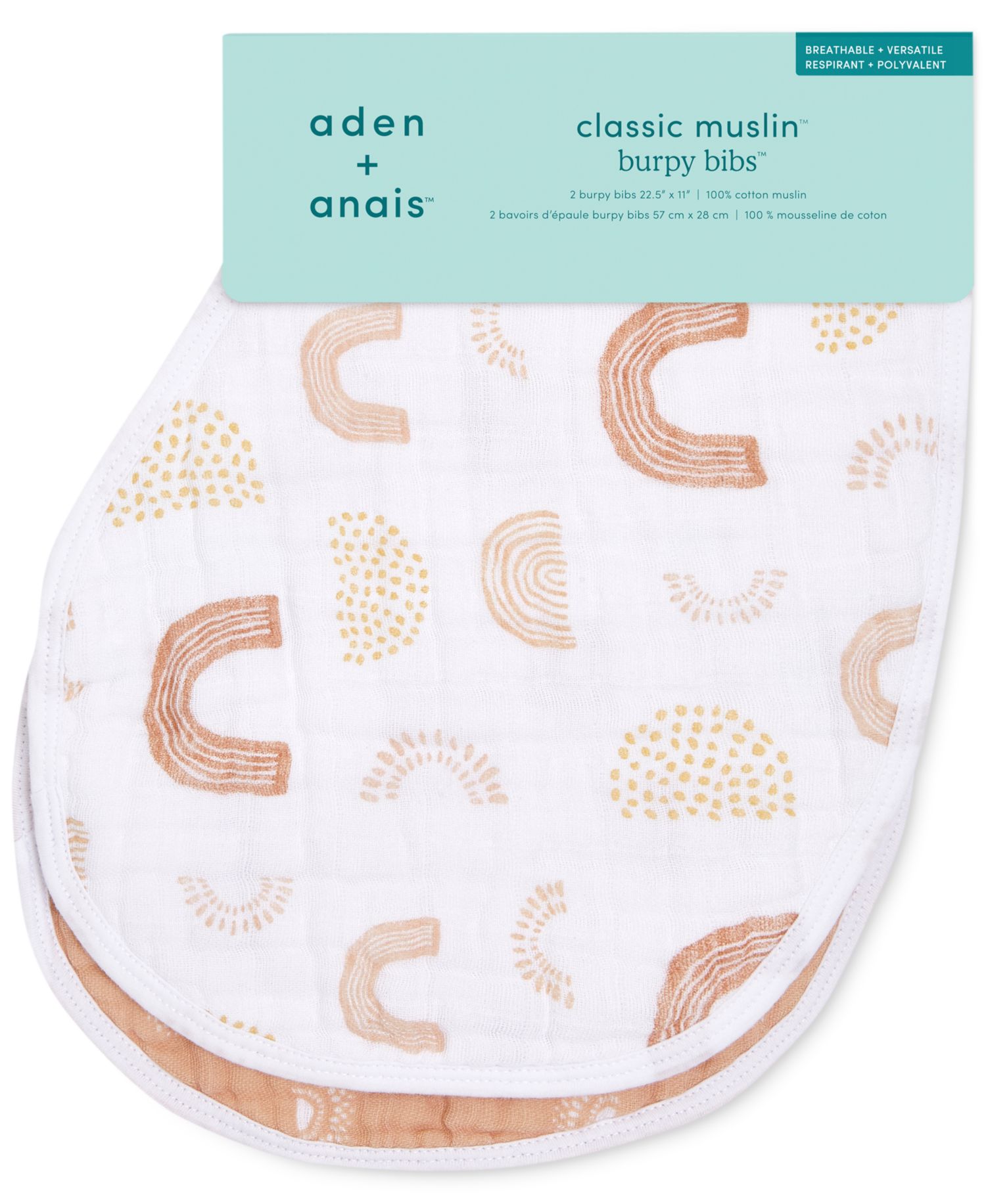 Baby Keep Rising Burpy Bib, Pack of 2