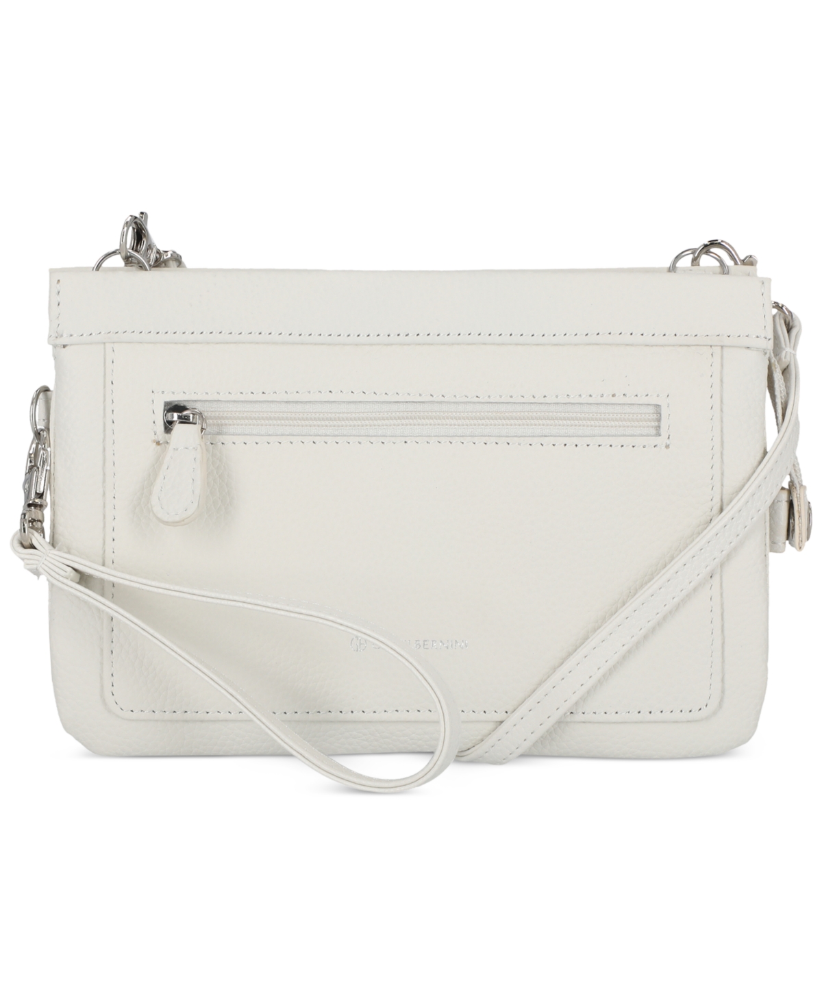 Giani Bernini Softy Leather Crossbody Wallet, Created For Macy's In White