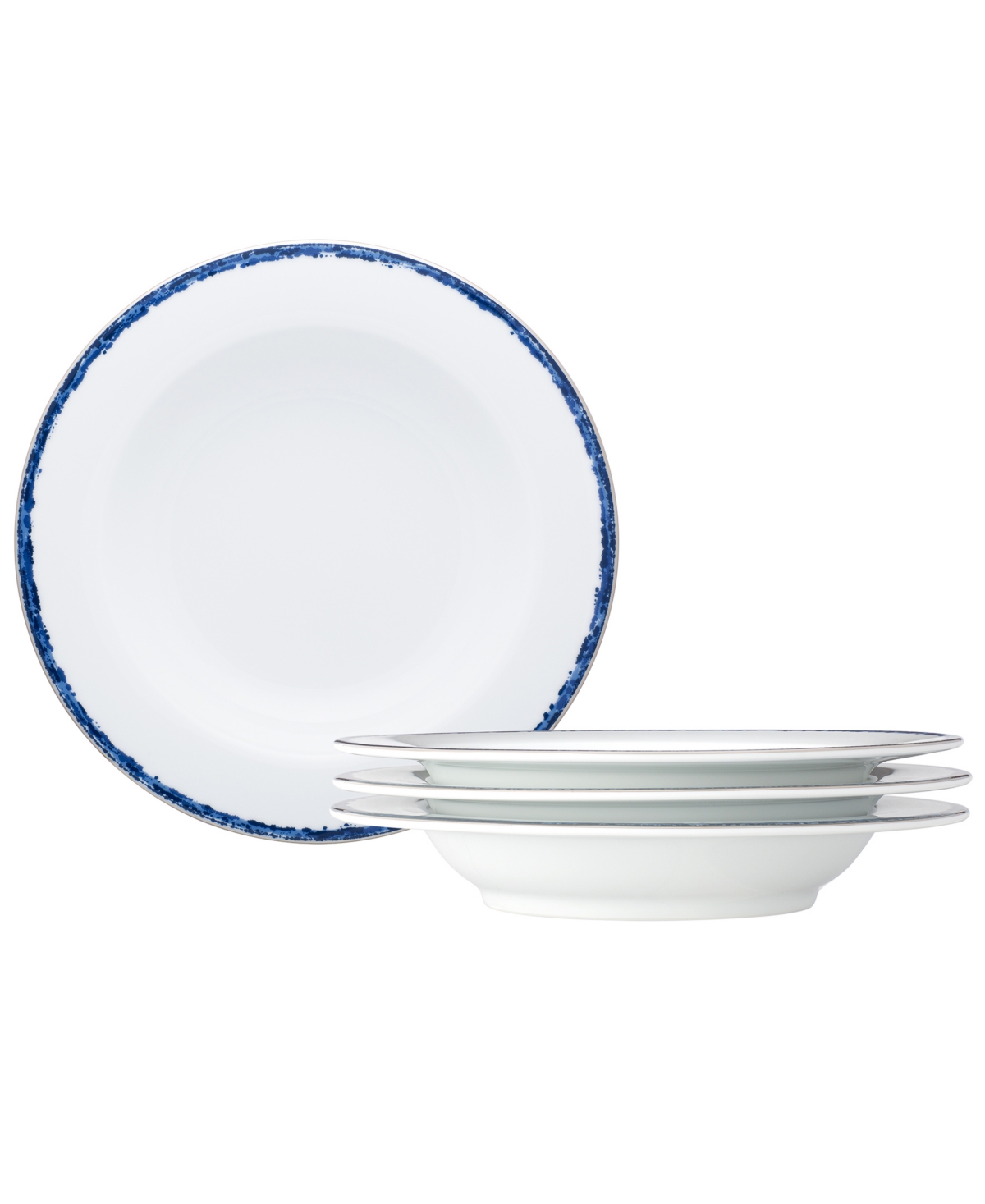 Noritake Rill 4 Piece Pasta Bowl Set , Service For 4 In Blue