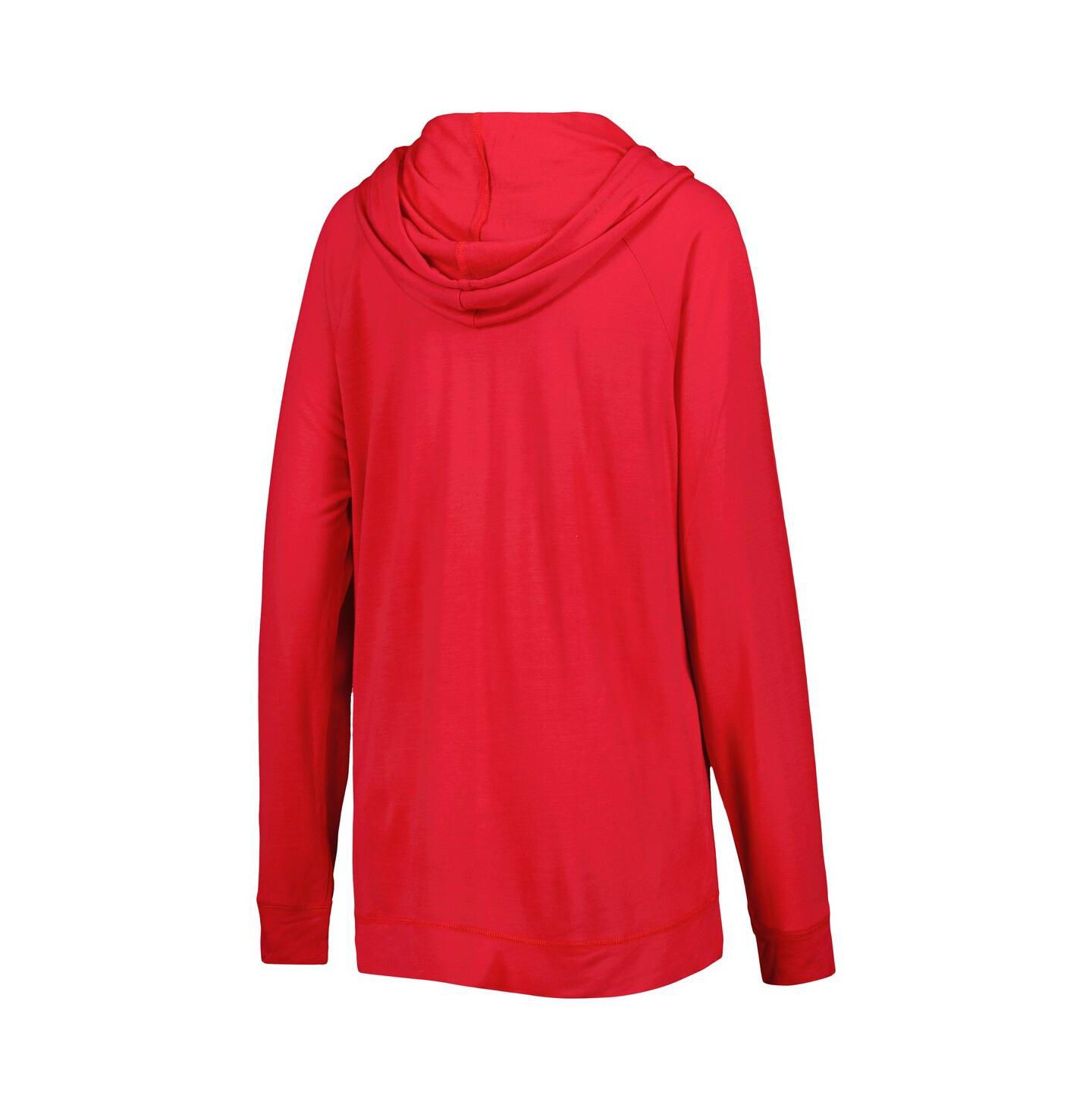 Женское худи Touch Red St. Louis Cardinals Pre-Game Raglan Pullover — фото 4