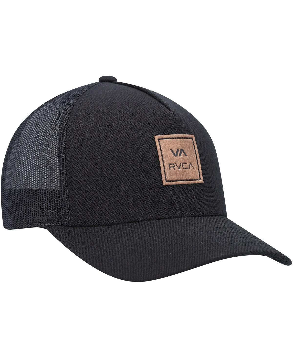 Men's RvcaVa The Way Trucker Snapback Hat - Black