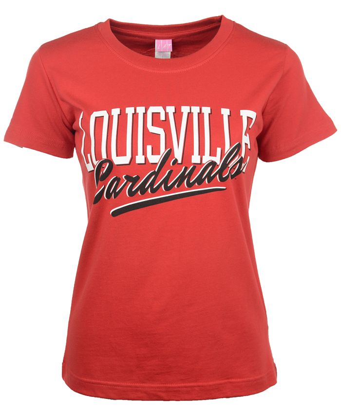 Royce Apparel Inc Women's Short-Sleeve Louisville Cardinals T-Shirt - Macy's
