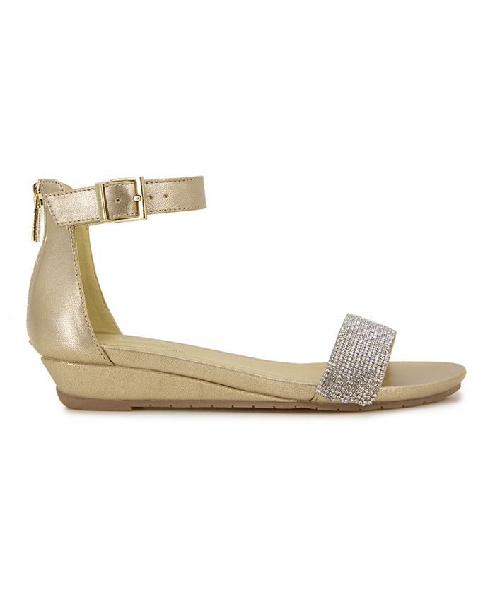 Kenneth Cole Reaction Women's Great Viber Jewel Wedge Sandals - Macy's