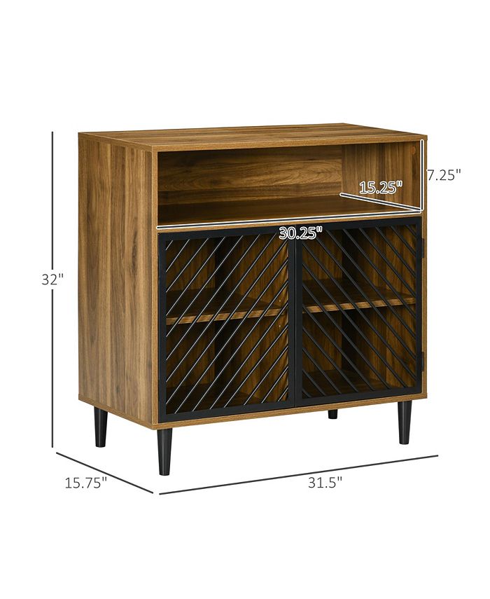 Rustic Kitchen Storage Sideboard Floor Accent