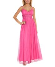 Pink prom dresses macy's hotsell