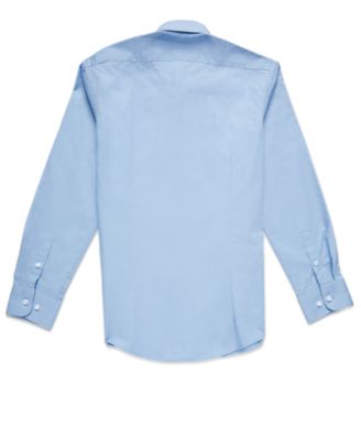 Big Boys Solid Classic Shirt and Tie Set