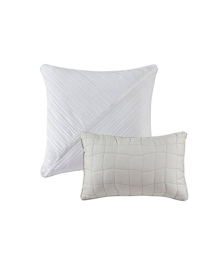 Beautyrest Jasper Crinkle Velvet Oversized 5 Piece Comforter Set, Full/Queen & Reviews