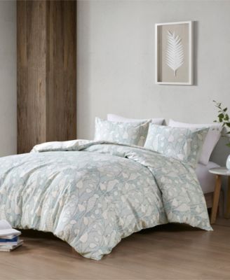 Urban Habitat Calla Vine Printed 3 Piece Cotton Duvet Cover Sets Bedding