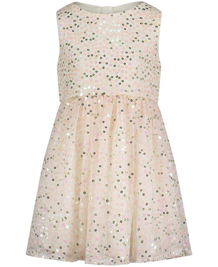 Girls white cheap sequin dress