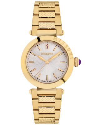Missoni - Women's Swiss Atelier Gold Ion Plated Bracelet Watch 35mm