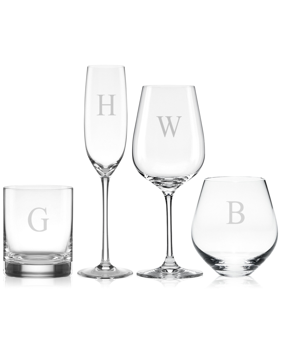 Lenox Tuscany Monogram Collection, Block Letter   Shop All Glassware