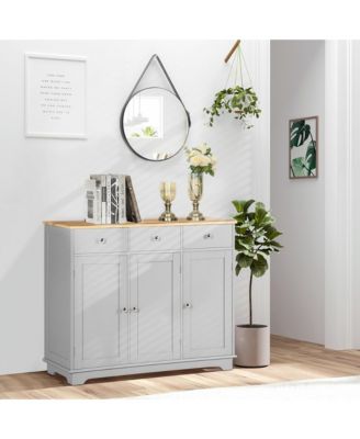 Buffet Cabinet, Bar Cabinet with 3 Drawers,