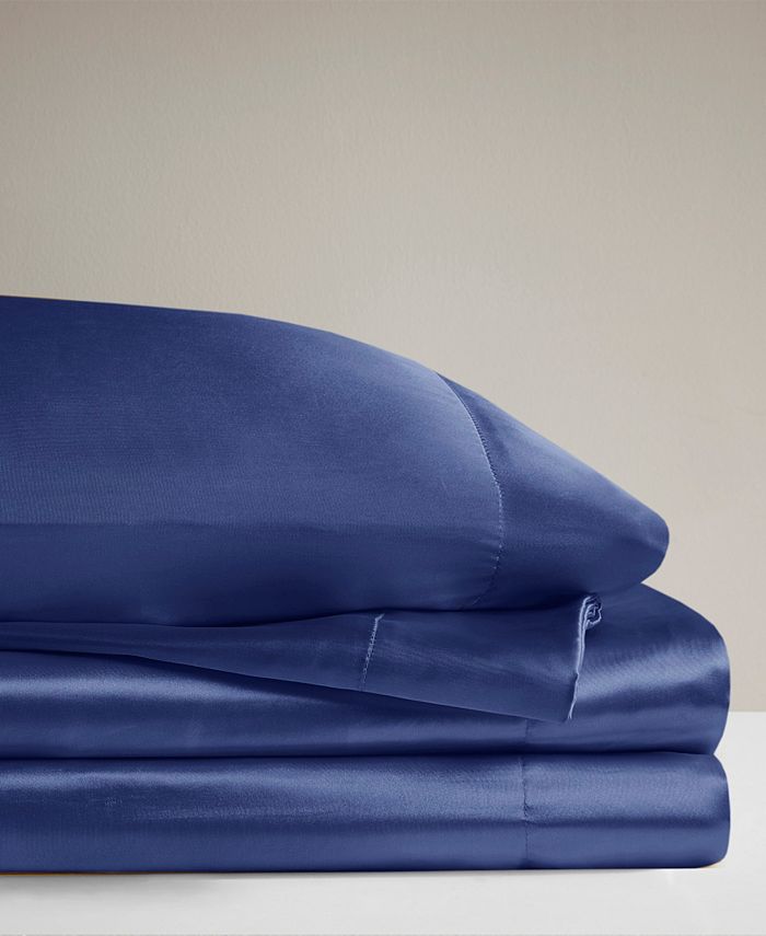 Madison Park Essentials Satin 6Pc. Sheet Set, Full & Reviews Home
