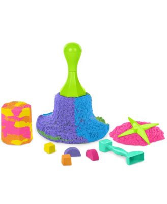 Squish N Create with Blue, Yellow, and Pink Play Sand