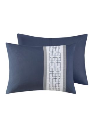 Powell Embroidered 8 Piece Comforter Set, King