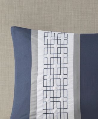 Powell Embroidered 8 Piece Comforter Set, California King