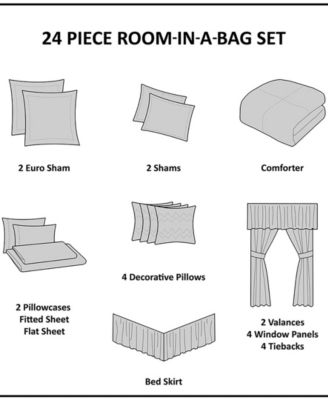 Brystol 24-Pc. Room-in-a-Bag, Queen
