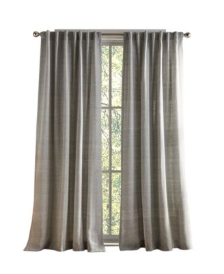 Tommy Hilfiger Herringbone Back Tab Dusty 2-Piece Curtain Panel Collection
