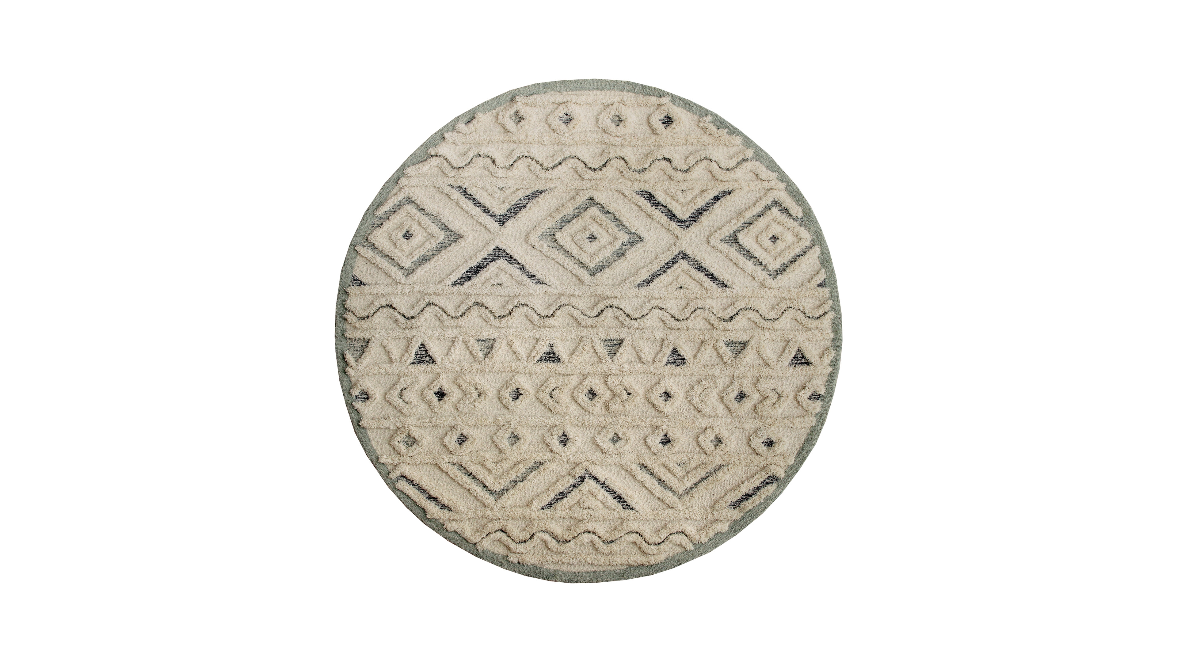 Closeout! Lr Home Sweet SINUO54115 4' x 4' Round Area Rug