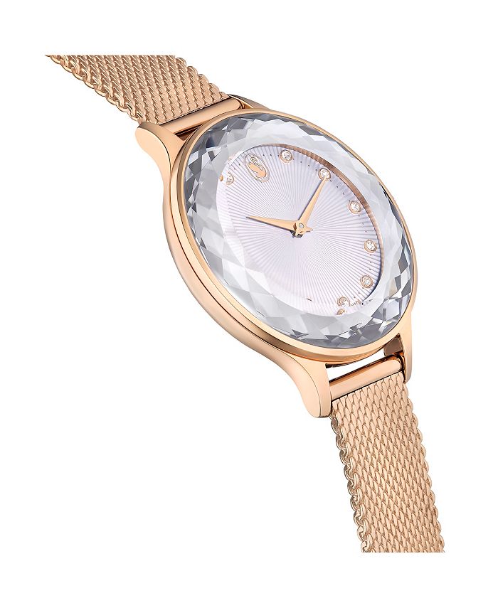 Swarovski Women's Quartz Octea Nova Rose Gold-Tone Metal Watch, Swiss ...