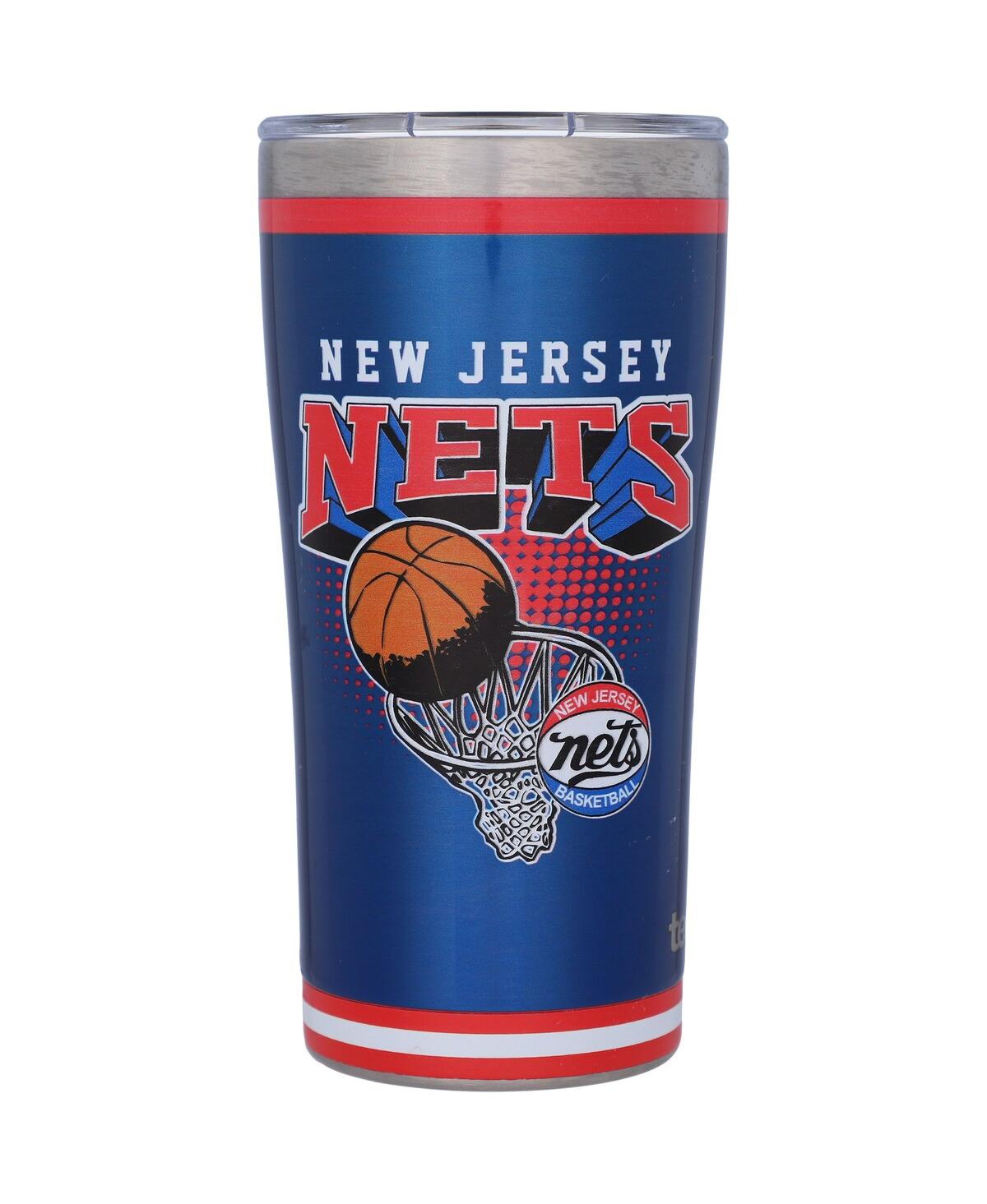 Shop Tervis Tumbler New Jersey Nets Hardwood Classics 20 oz Retro Stainless Steel Tumbler In Blue