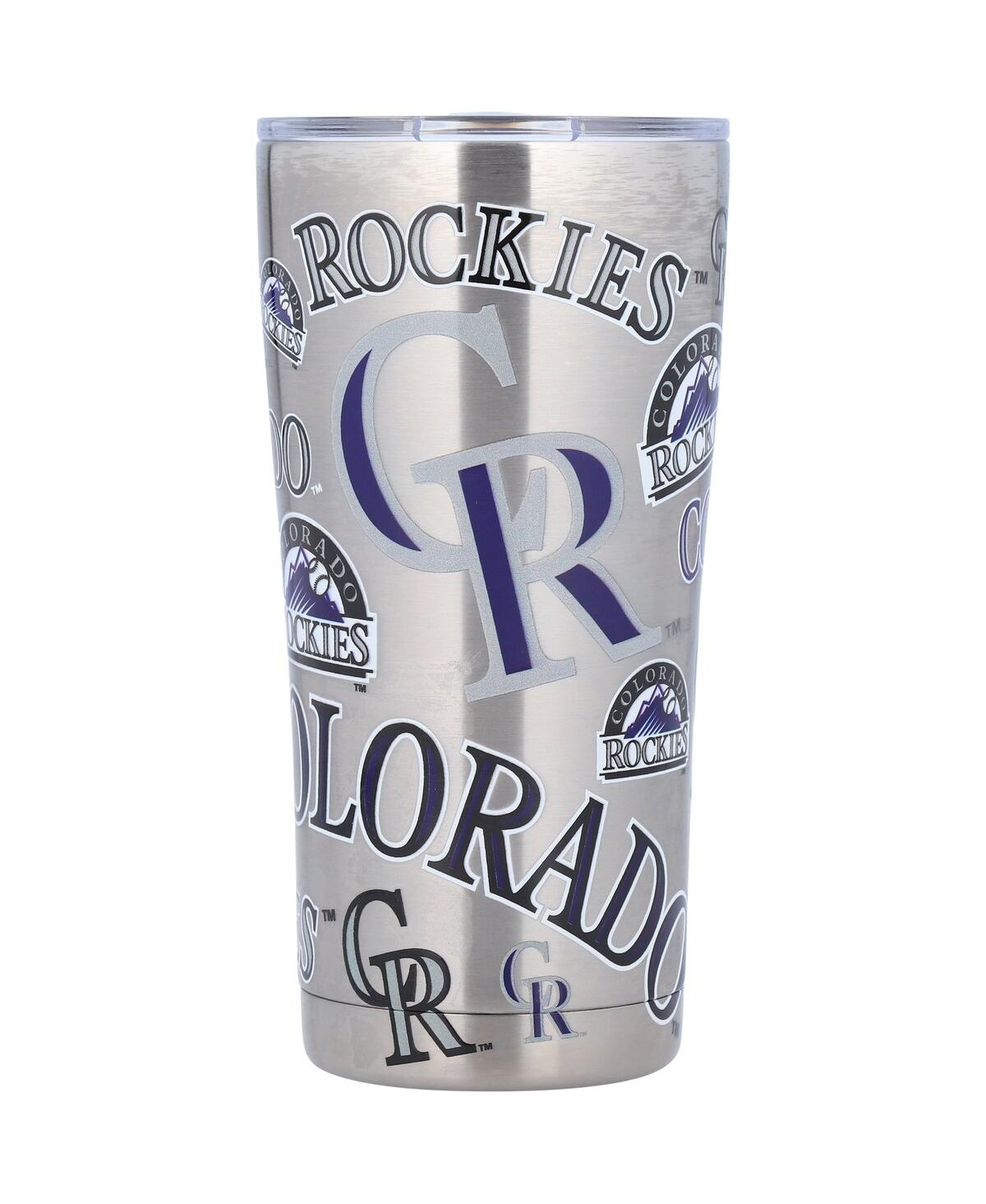 Tervis Tumbler Colorado Rockies 20 oz All Over Stainless Steel Tumbler With Slider Lid In Multi