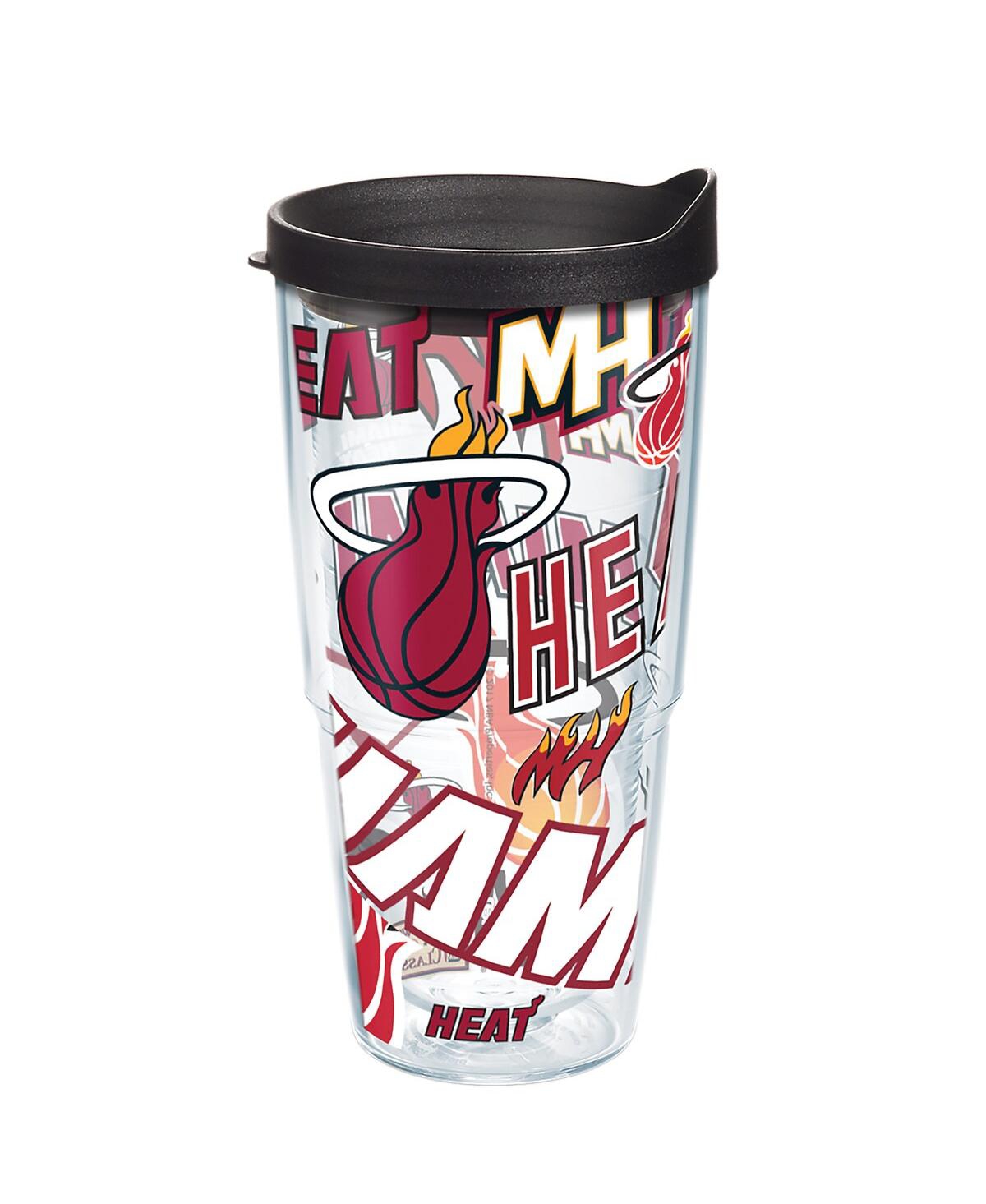 Tervis Tumbler Miami Heat 24 oz All Over Classic Tumbler In Red,clear