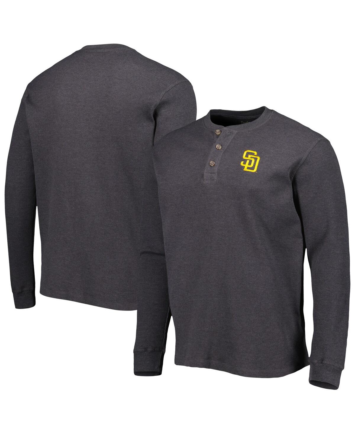 Shop Dunbrooke Men's  San Diego Padres Gray Maverick Long Sleeve T-shirt