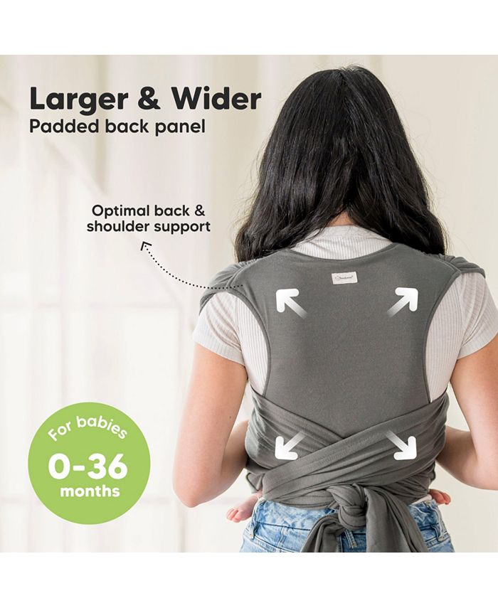 KeaBabies DLite Baby Wrap Carrier, Adjustable Baby Carrier, Baby Sling