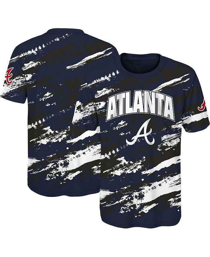 Outerstuff Big Boys and Girls Navy Atlanta Braves Stealing Home T-shirt -  Macy's