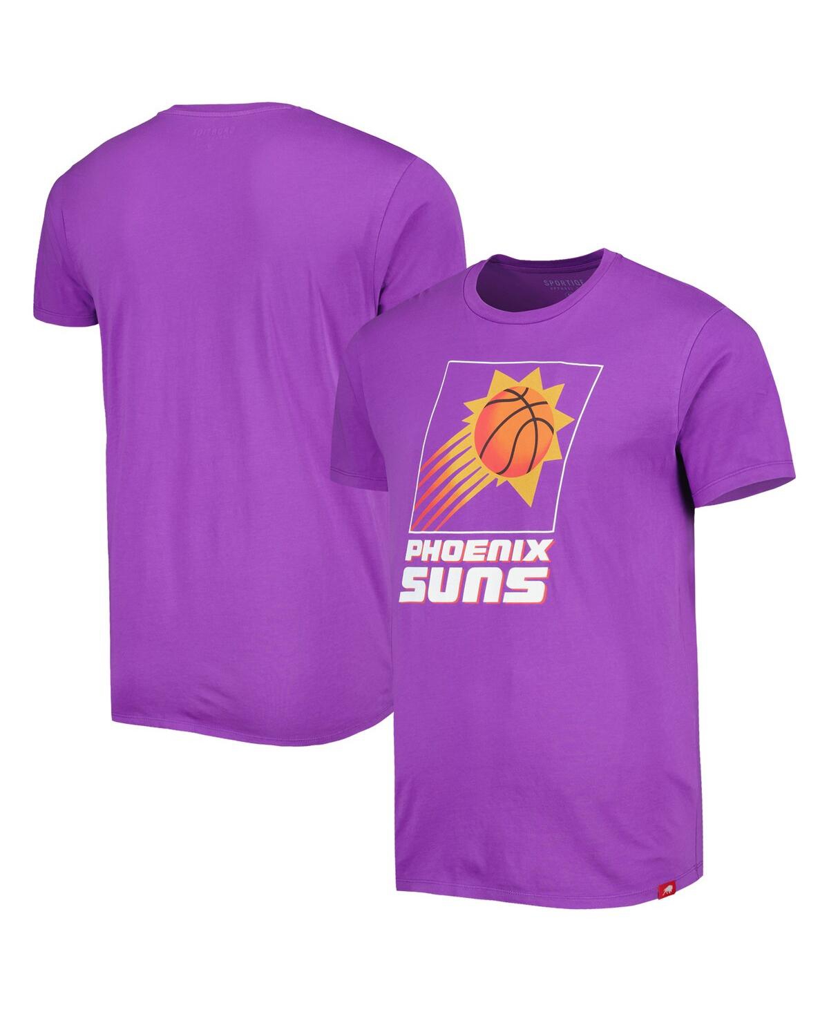 Men's and Women's Sportiqe Purple Phoenix Suns Hardwood Classics Bingham Elevated T-shirt - Purple
