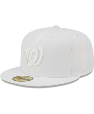 Men's Washington Nationals White on White 59FIFTY Fitted Hat
