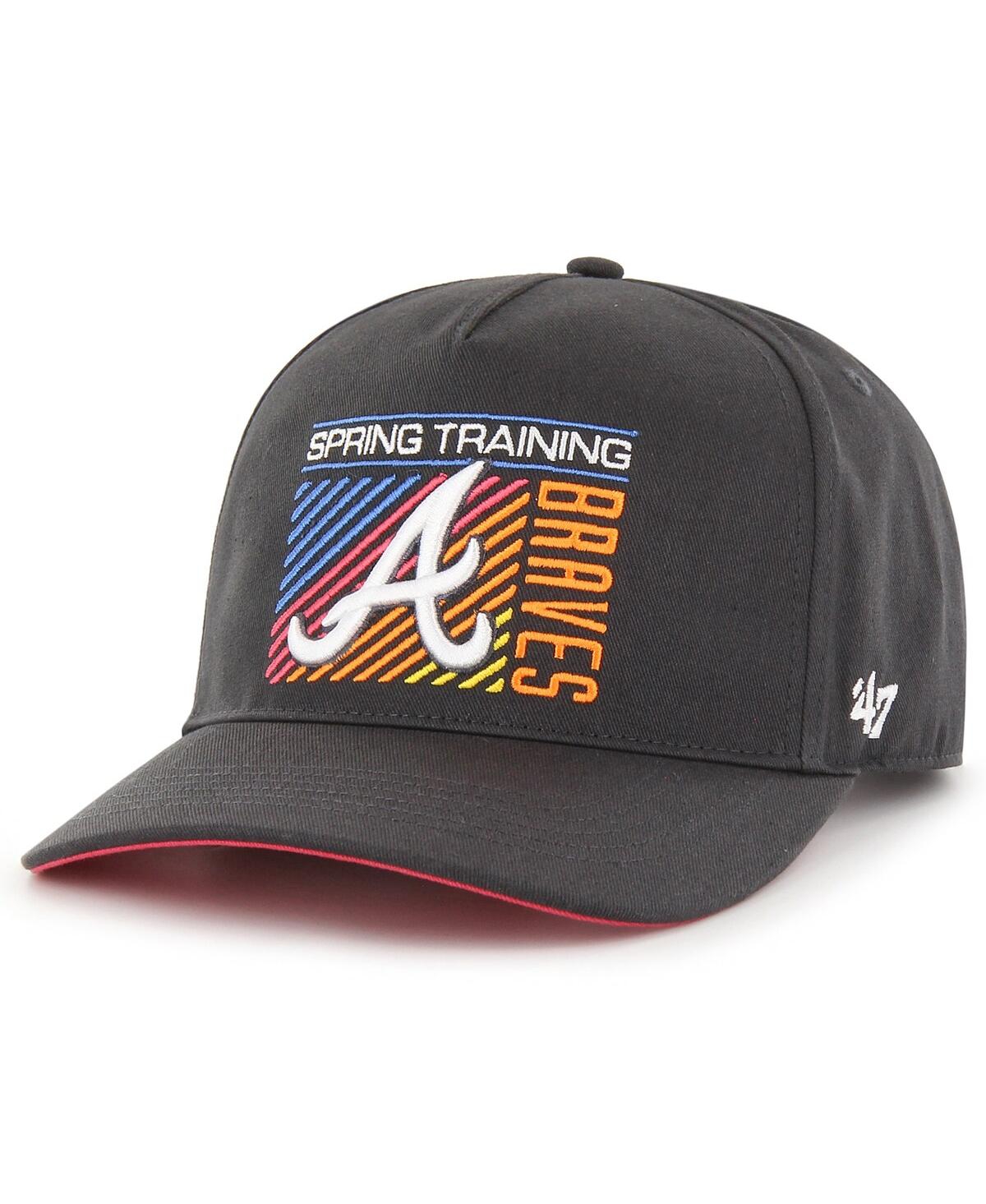47 Brand Men's ' Charcoal Atlanta Braves 2023 Spring Training Reflex Hitch Snapback Hat In Charcoal