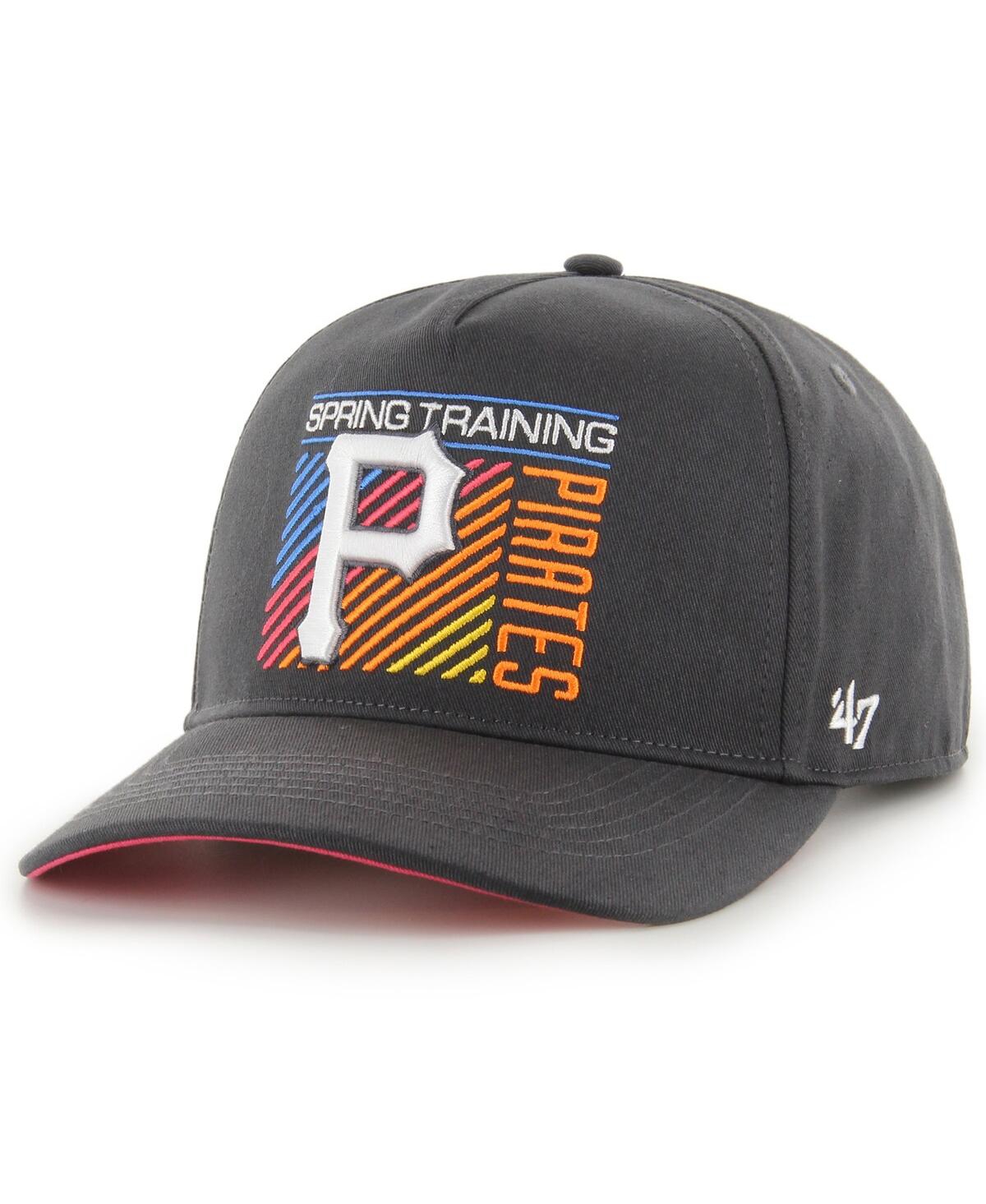 Shop 47 Brand Men's ' Charcoal Pittsburgh Pirates 2023 Spring Training Reflex Hitch Snapback Hat