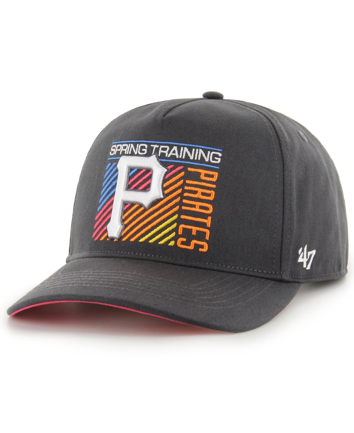 47 Brand Men's ' Charcoal Pittsburgh Pirates 2023 Spring Training Reflex Hitch Snapback Hat In Charcoal