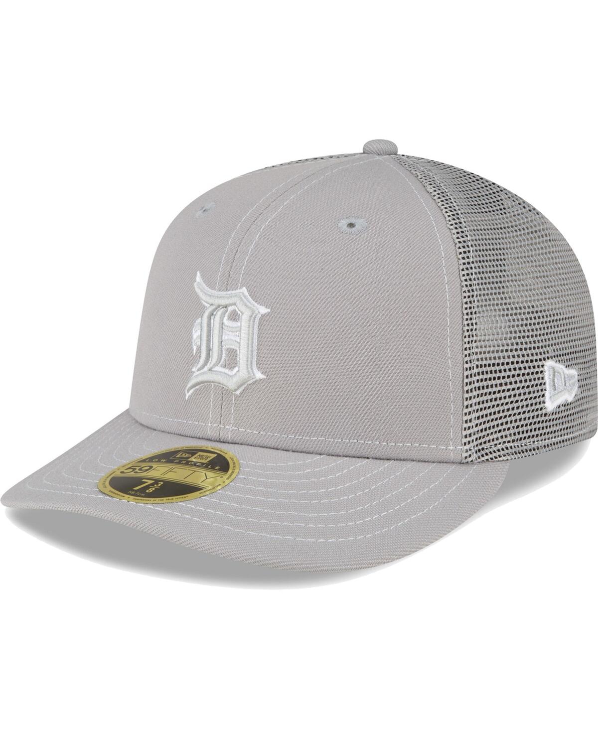 Shop New Era Men's  Gray Detroit Tigers 2023 On-field Batting Practice Low Profile 59fifty Fitted Hat