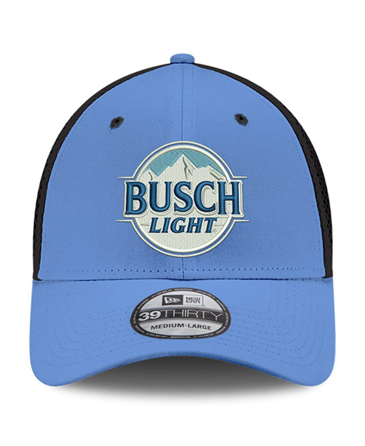 Shop New Era Men's  Light Blue Kevin Harvick Busch Light Neo 39thirty Flex Hat