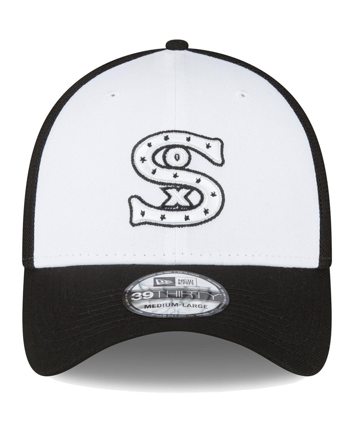 Men's New Eraand White Chicago White Sox 2023 On-Field Batting Practice 39THIRTY Flex Hat - Black, White
