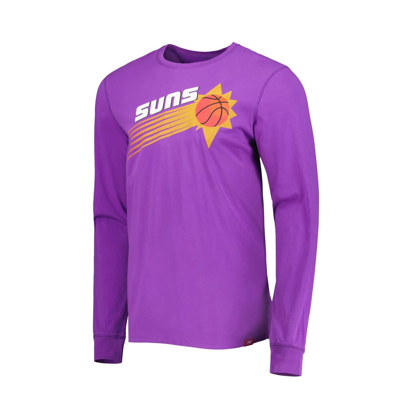 Мужская футболка Sportiqe Purple Phoenix Suns Hardwood Classics Mohave Elevated Long Sleeve — фото 3