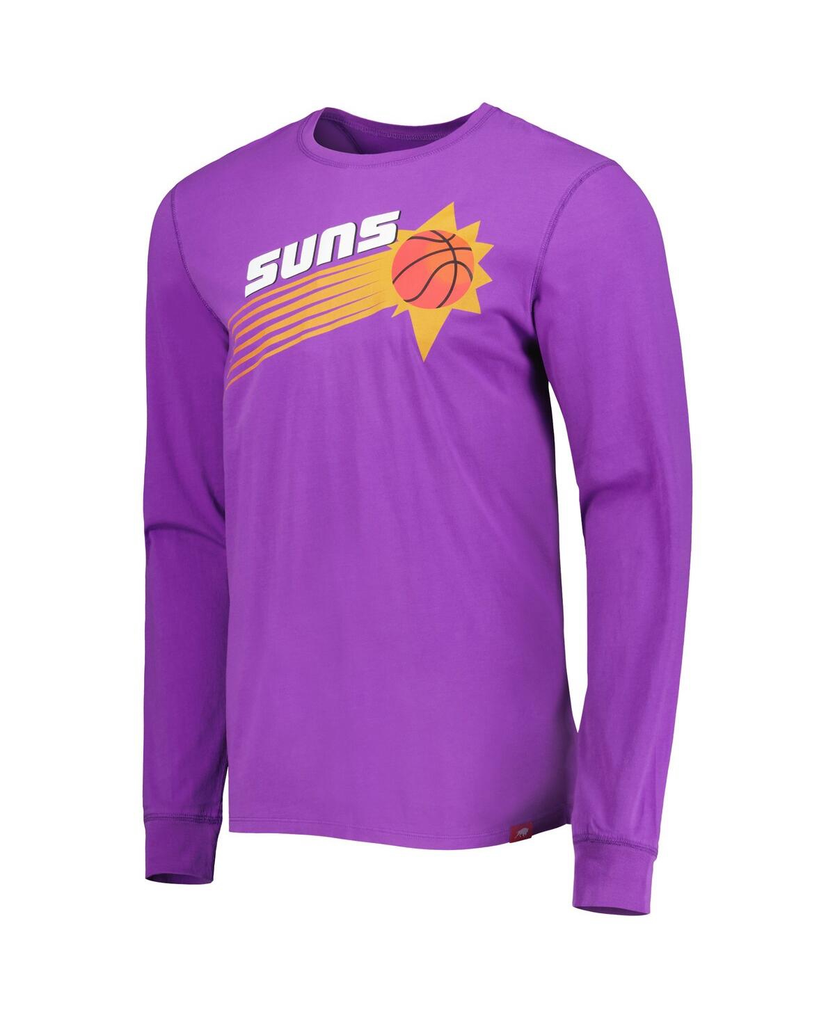 Shop Sportiqe Men's  Purple Phoenix Suns Hardwood Classics Mohave Elevated Long Sleeve T-shirt