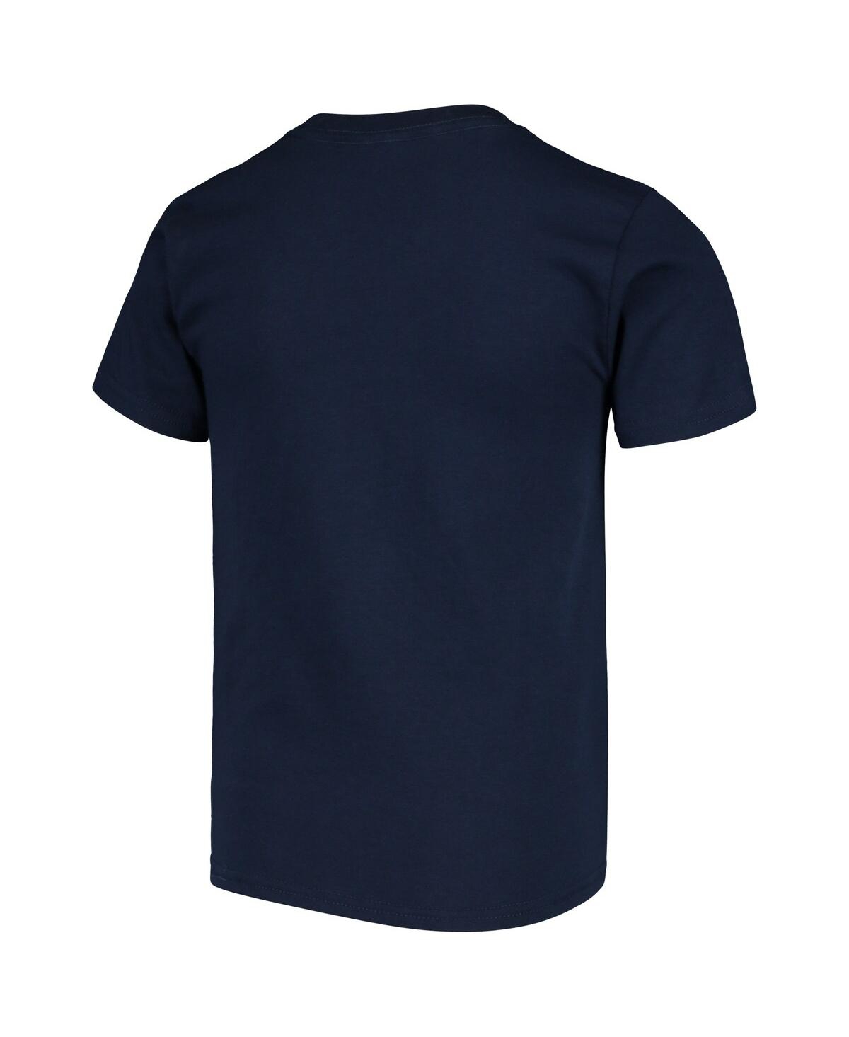 Soft As A Grape Big Boys And Girls  Navy Houston Astros Cooperstown Collection T-shirt In Navy