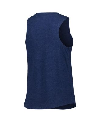 Women's Orange, Navy Detroit Tigers Wordmark Meter Muscle Tank Top and Pants Sleep Set