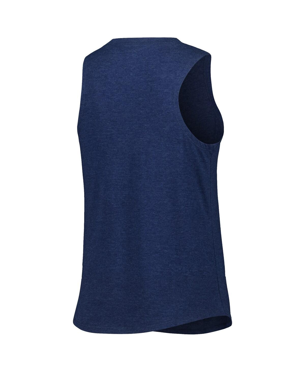 Shop Concepts Sport Women's  Orange, Navy Detroit Tigers Wordmark Meter Muscle Tank Top And Pants Sleep Se In Orange,navy