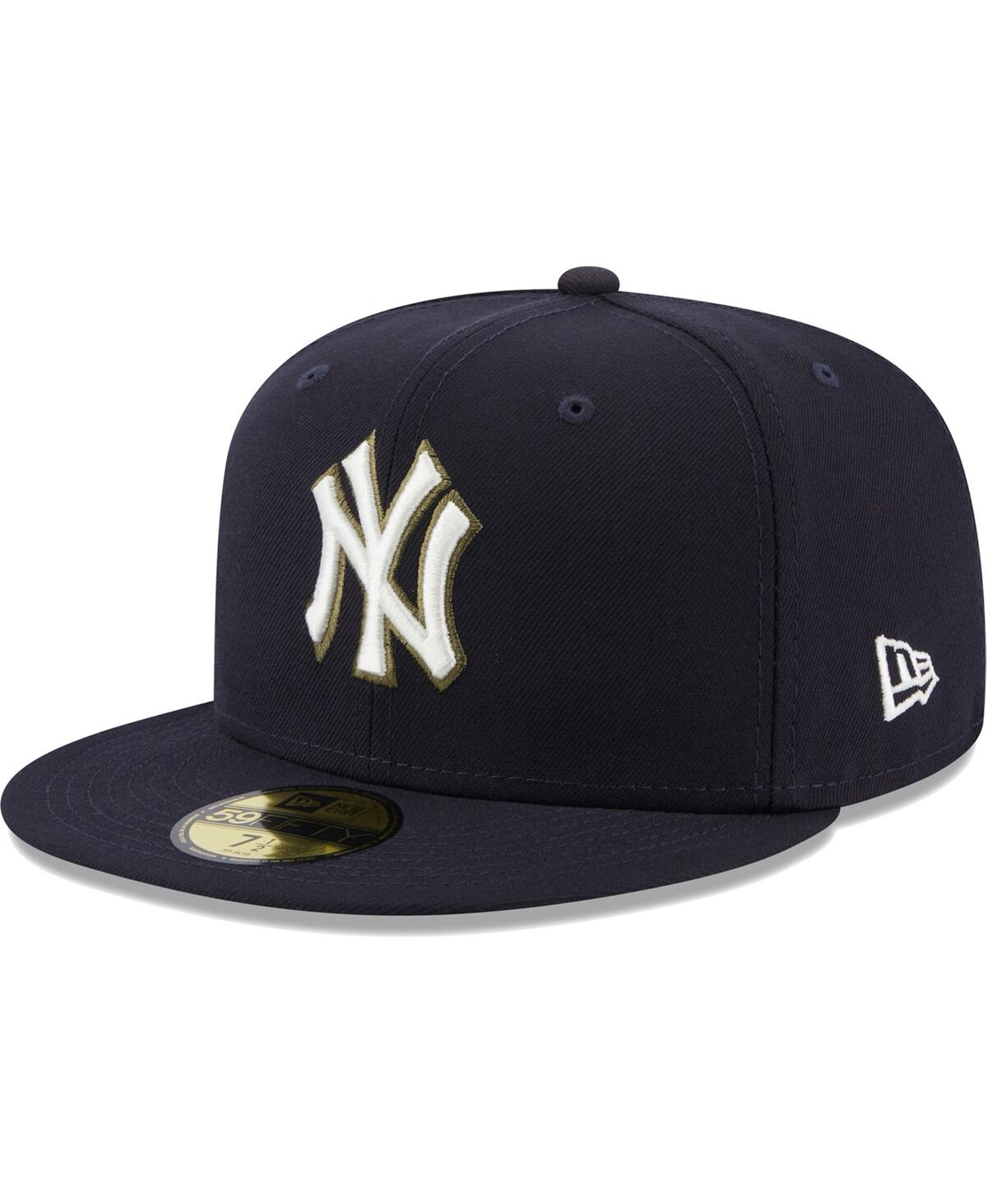 Men's New EraNew York Yankees 100th Anniversary Spring Training Botanical 59FIFTY Fitted Hat - Navy