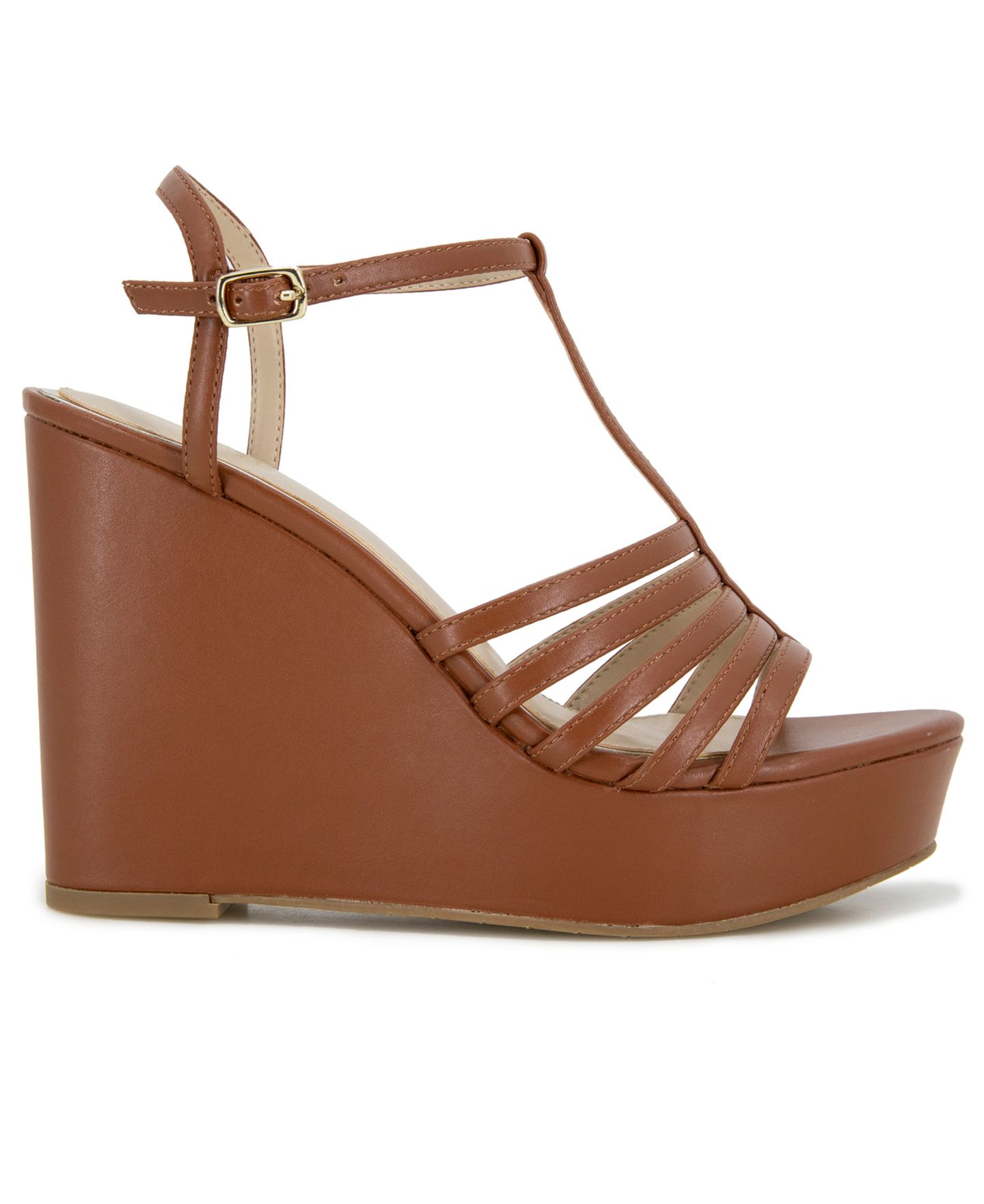 Женские сандалии Kenneth Cole New York Celia Platform Wedge, цвет: Коньячный — фото 2