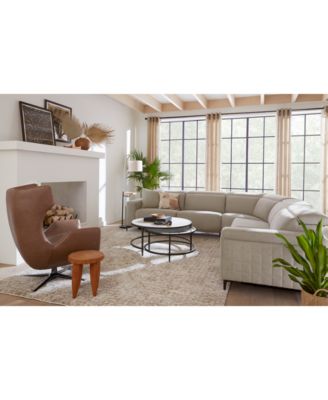 Furniture Adney Fabric Sectional Collection Created For Macys In Metal